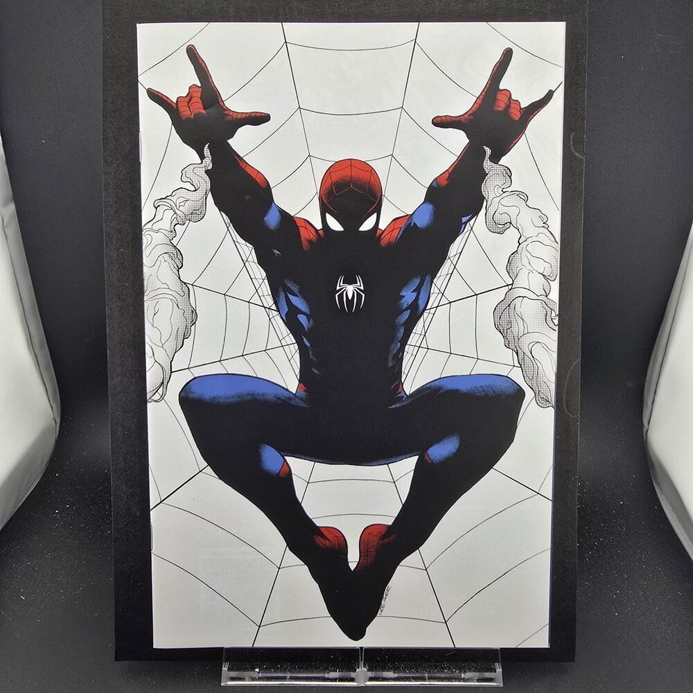 AMAZING SPIDER-MAN TORN 1 LEE GARBETT 1:25 VIRGIN VARIANT 2ND PRINT NM/M 9.8
